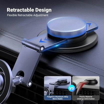 UGREEN Car Mount 360° Rotation Magnetic Phone Holder Dashboard Car Cellphone Holder Compatible for iPhone